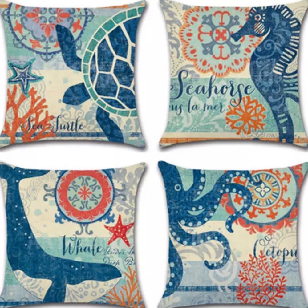 Nautical Decorative Indoor/Outdoor Pillow Covers
